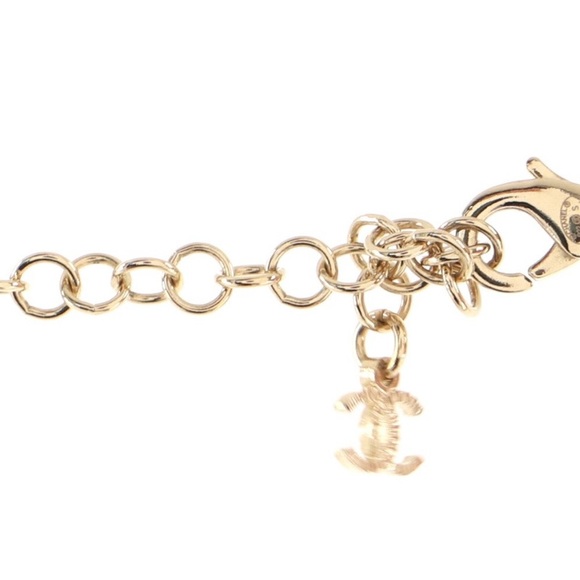 Authentic Chanel crystal CC necklace - Picture 5 of 14